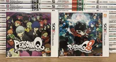 3ds游戏女神异闻录q1 女神q2 迷宫暗影persona Q 中古r版 虎窝淘