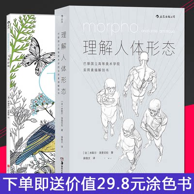 正版理解人体形态巴黎国立高等美术学院实用素描解剖速写结构解剖入门自学书籍morpho绘画速写大教程全艺术零基础学漫画临摹 虎窝淘