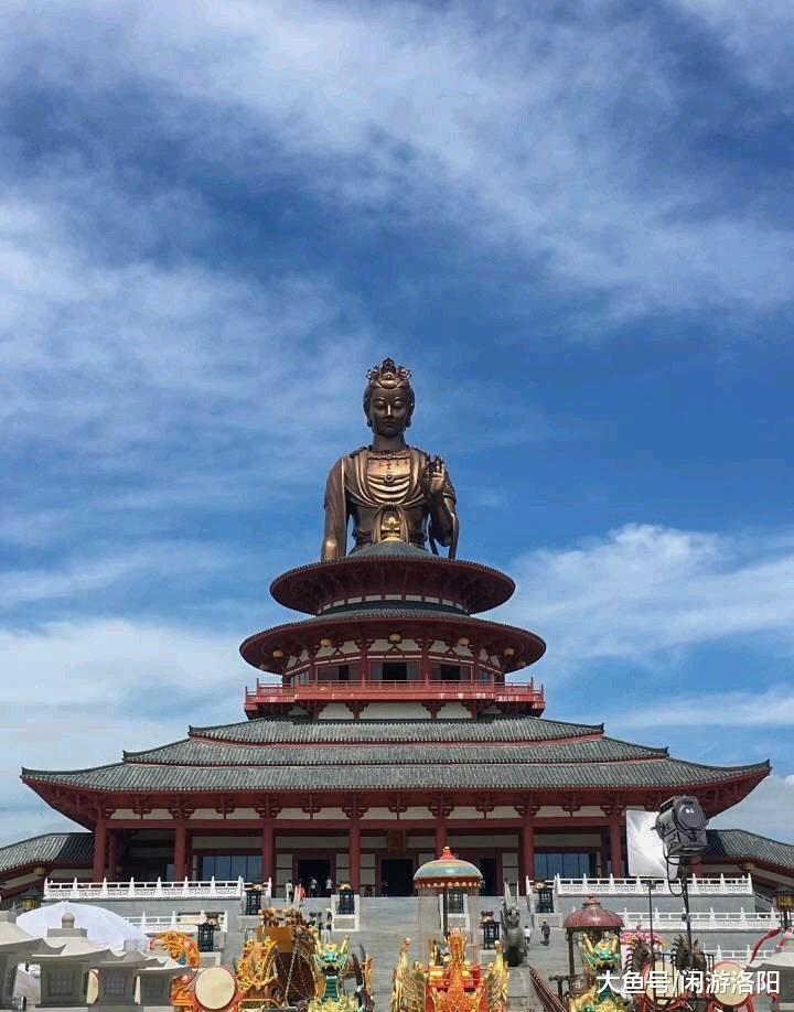 影视城里的神都洛阳城, 看看电影里的通天浮屠塔明堂、应天门【洛阳市游记