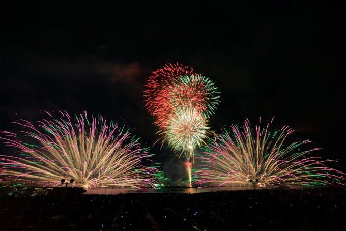 大阪花火大会 夜空最美不过那一霎