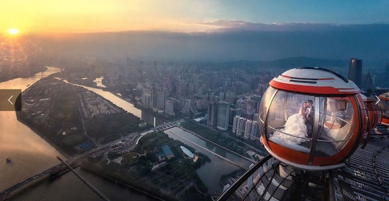 听说在摩天轮上和恋人亲吻 就会幸福长久