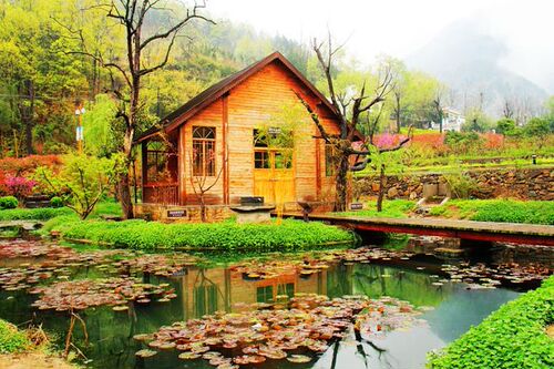 烟雨桃花谷商道清风街     陕南丹凤桃花谷、棣花镇一日行