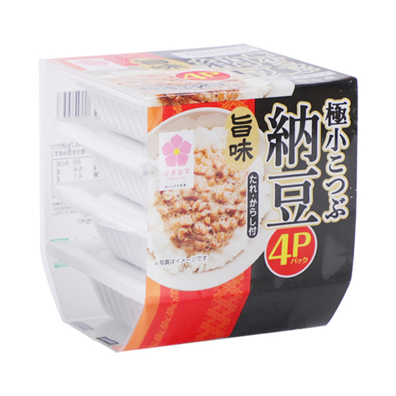 原装进口 纳豆日本即食 4盒/组北海道滨莉拉丝发酵小粒纳豆旗舰店