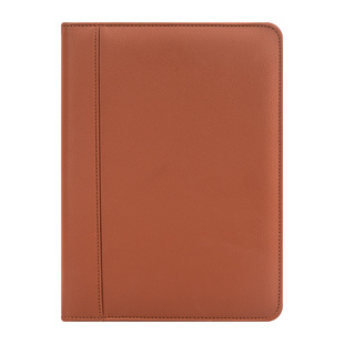 A5多功能文件夹活页经理夹皮质定制办公销售黑色文件夹谈单本展业夹收纳册带计算器商务置业顾问销讲夹资料册