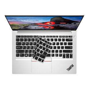 适用联想ThinkPad键盘膜E14笔记本e15全覆盖X1 Carbon电脑e490翼Slim e480 t14寸X390贴纸t480保护膜2021款s2