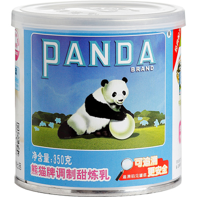熊猫牌炼乳350g*3罐装