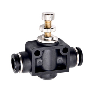 调节阀LSA4/6/8/10/12 MM管路单向节流阀 气管快插接头限流阀PA