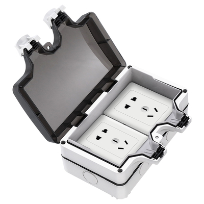 户外电源防水室外防雨罩明装充电