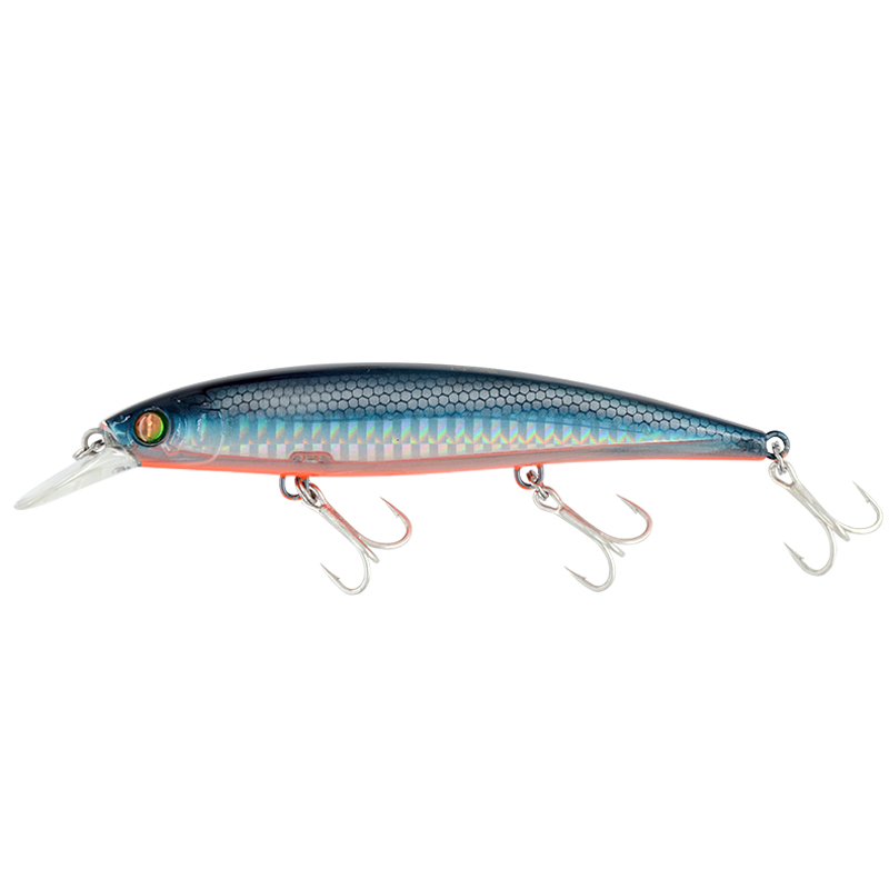 侍魂路亞餌三鉤米諾海鱸餌11.5cm 18克潛水1.2M 翹嘴鳡魚路亞餌