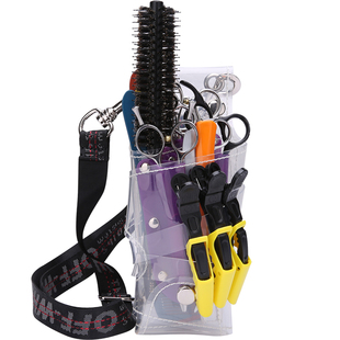 玄鸟专业理发剪刀腰包美发型师专用个性创意透明时尚潮斜跨工具包