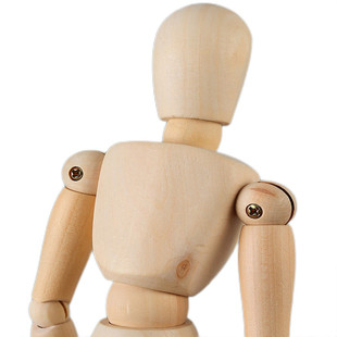 美术用木头人偶关节人模型灵活可动美术仿人体比例漫画素描木偶人