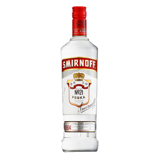 斯米诺伏特加 皇冠伏特加700ml斯米诺红牌SMIRNOFF VODKA洋酒基酒