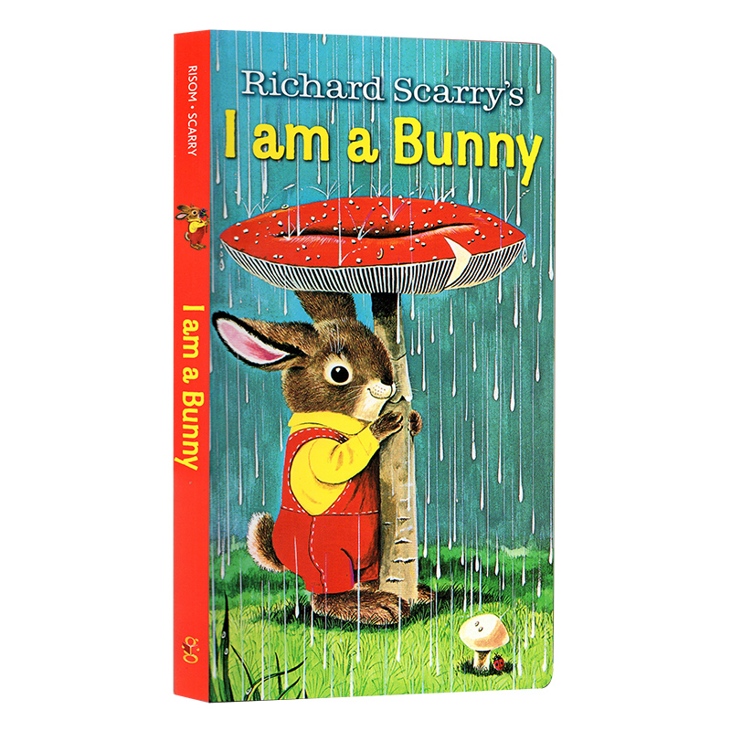 I am a Bunny 我是一只兔子英文原版绘本纸板书 0-3岁儿童少儿英语早教启蒙 Richard Scarry理查德斯凯瑞正版现货 Iamabunny