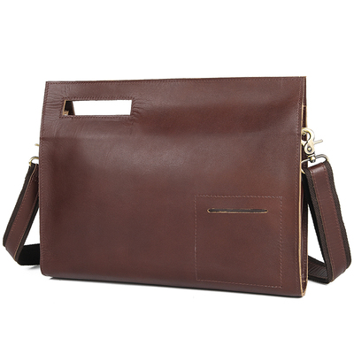 男包单肩包真皮商务公文包男士包包手提包竖款休闲头层牛皮斜挎包