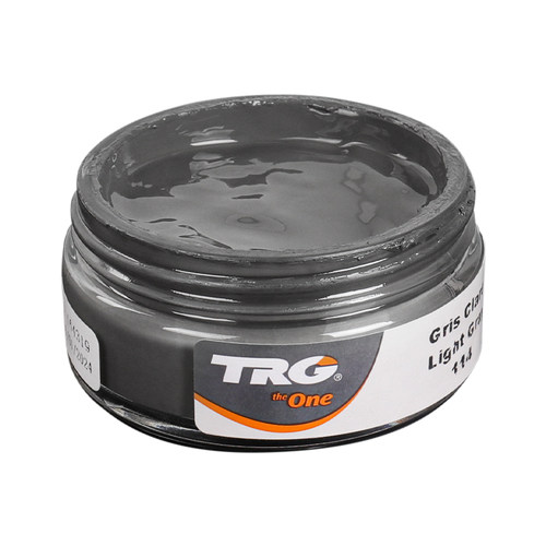 TRG进口灰色皮鞋油浅灰色深灰色黑色增色皮鞋翻新补色保养油修复
