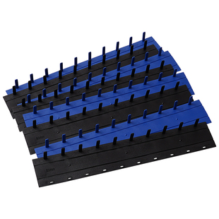 装订夹条3mm黑色蓝色塑料十孔夹条压条10孔装订条100支20支装5mm7.5mm10mm12.5mm15mm17.5mm20mm22.5mm35mm