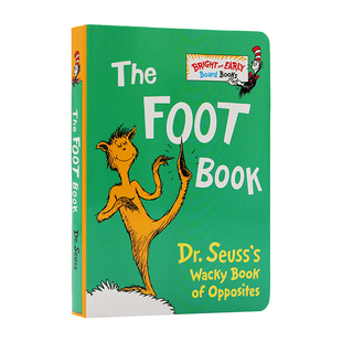 英文原版 Dr Seuss The Foot Book 千奇百怪的脚 英文阅读启蒙纸板书 苏斯博士 廖彩杏书单 亲子共读绘本