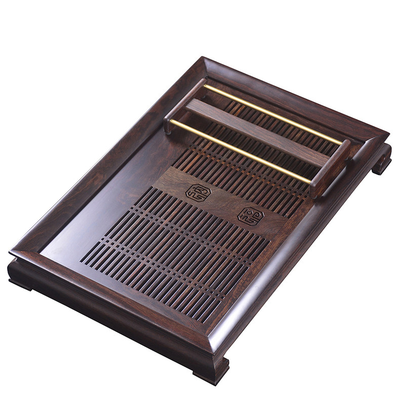 黑檀木客厅托盘功夫茶具