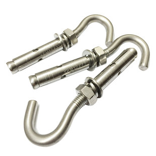 M6 M8 M10 M12不锈钢304膨胀钩 膨胀螺丝钩 带钩膨胀螺栓