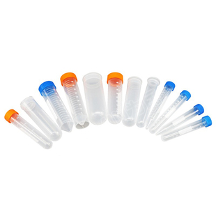 塑料离心管 0.2 1.5 5 10 15 20 30 50 100ml 刻度EP管pcr管丰年虾花籽分装瓶透明连盖圆底种子瓶病毒采样管