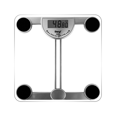 贝雅透明钢化玻璃人体秤薄款