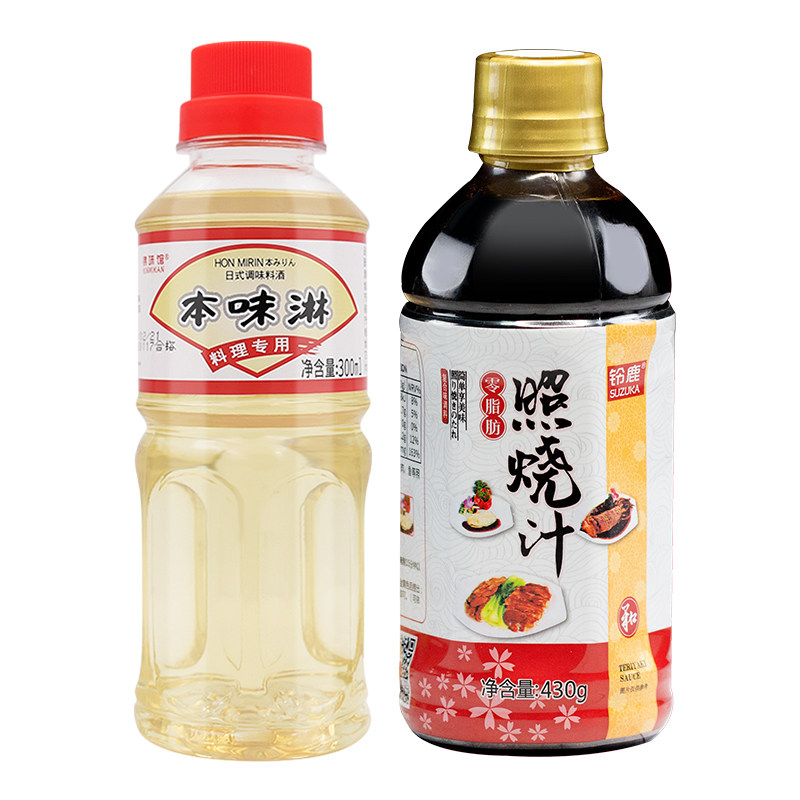日式铃鹿照烧汁低脂0脂肪零脂拌饭酱日本叉烧章鱼小丸子盖饭酱汁