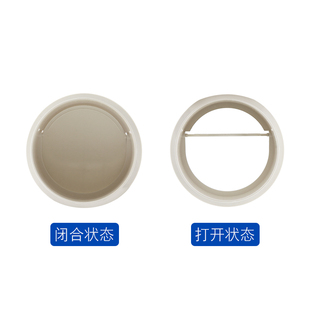 110/160PVC管圆形管道止回阀换气扇排风管单向阀厨房烟道止逆阀门