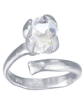 原创设计风巴基斯坦闪灵钻银戒指