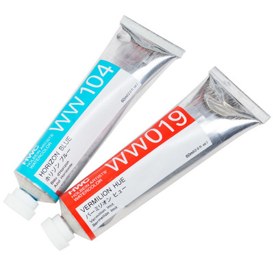 日本荷尔拜因艺术家大只水彩颜料