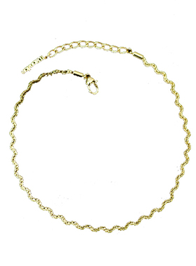 t公馆欧美八字扭花网红同款项链