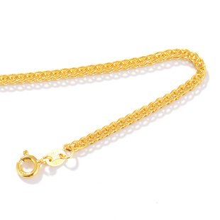 肖邦链925纯银项链女夏18k金色镀金色黄金色链男长粗金色链子银链