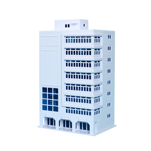 微缩场景小屋高楼大厦公寓便利店教学楼diy手工拼装建筑模型摆件