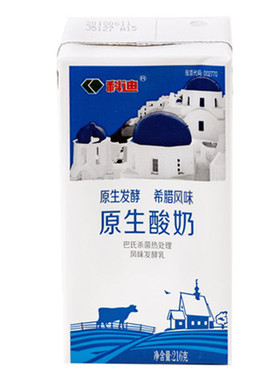 科迪216g盒装原味酸奶
