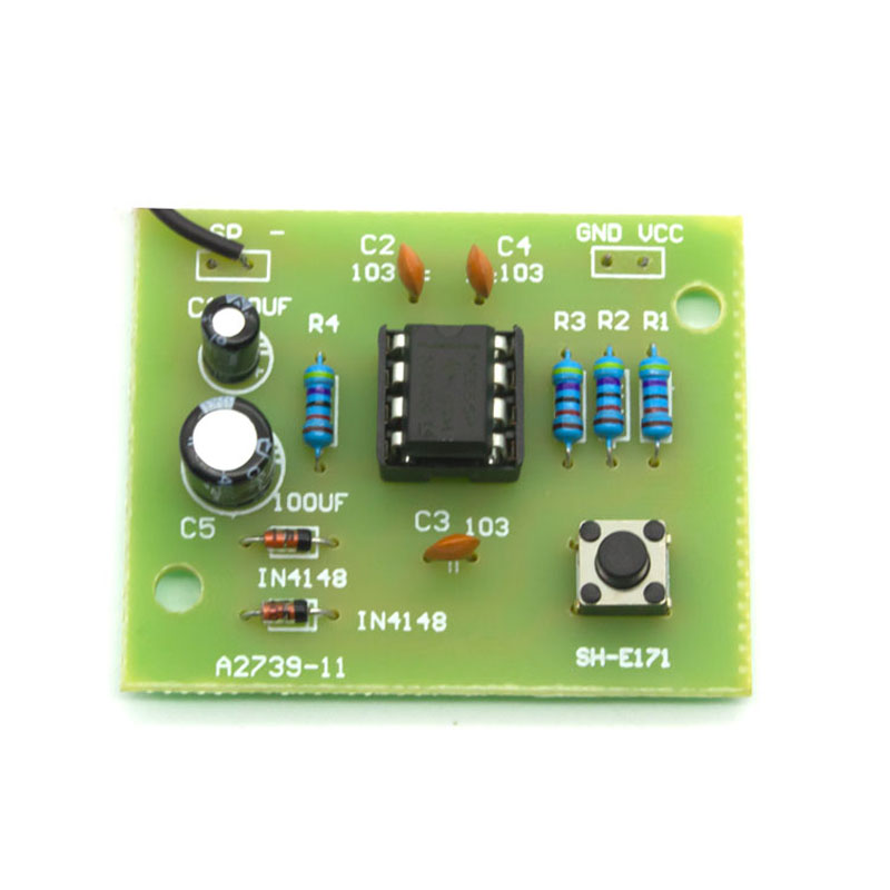 NE555叮咚门铃套件数字门铃制作DIY音乐散件电路焊接练习