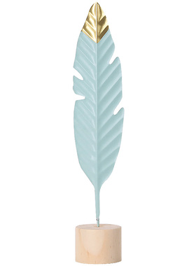 简约现代风室内电视柜羽毛装饰品