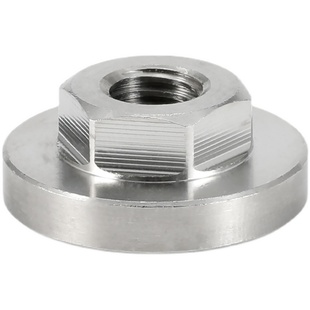 不锈钢100型角磨机手磨压板磨光机配件改装六角螺母通用打磨夹板