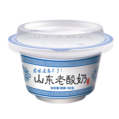 老酸奶碗装180g代餐益生菌发酵乳