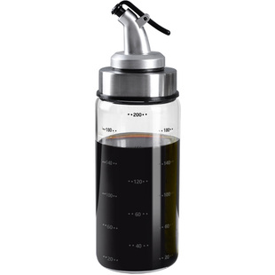 德系防漏油壶小号玻璃酱油瓶厨房家用装调味料醋瓶香油壶套装商用