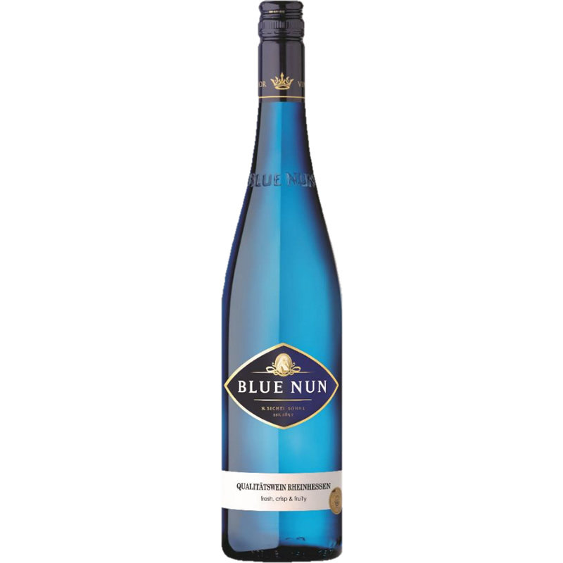 德国蓝仙姑雷司令白葡萄酒薏丝林低醇莱茵黑森BLUENUN半甜琼瑶浆