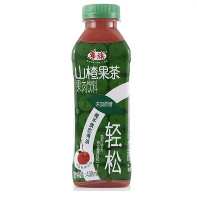 华旗山楂果茶400ml*12瓶