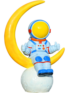 玻璃钢卡通风商场景点网红摆件