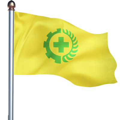 4号安全生产旗安全旗144x96cm