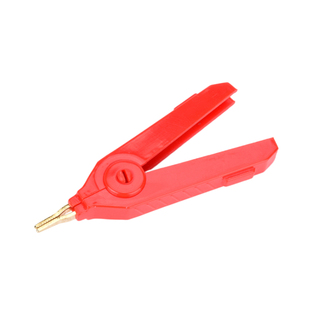 数字电桥电阻测试夹 高压测试夹开尔文纯铜镀金夹 鸭嘴夹鳄鱼夹子