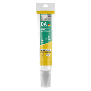 德国品牌瓦克DA强效玻璃胶防水防霉厨卫硅胶密封胶美缝胶ge免枪胶