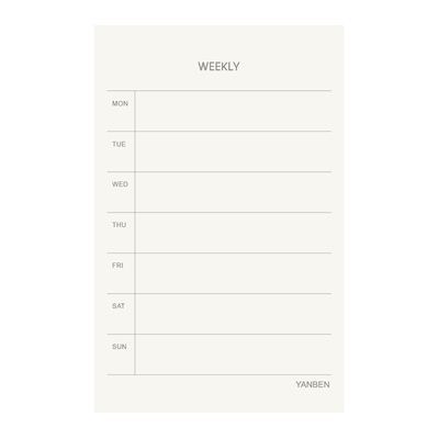 『言本文具』weekly便签纸备忘录