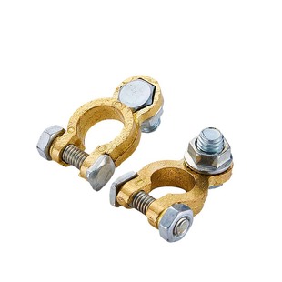 电瓶桩头卡子纯铜加厚汽车蓄电池头电瓶接线端子夹电瓶柱接头夹子