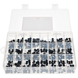 240件24种规格 6x8工字型电感 2.2uH-100mH 圆柱体插件电感器套装