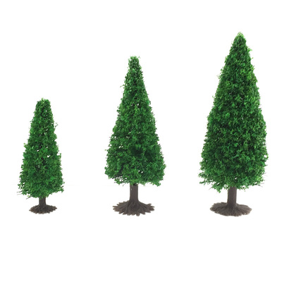 沙盘绿化环境配景树塔松建筑模型