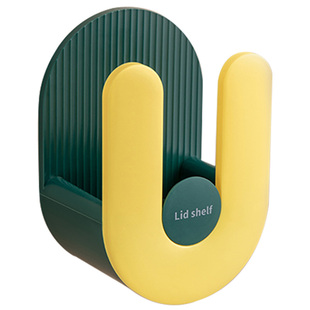 厨房锅盖架免打孔壁挂菜板架多功能放锅盖收纳置物架挂案板砧板架