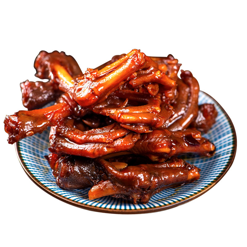 【多包低至8.3元起】小鸭掌爪卤味熟湖南特产零小吃即食小民鸭脚